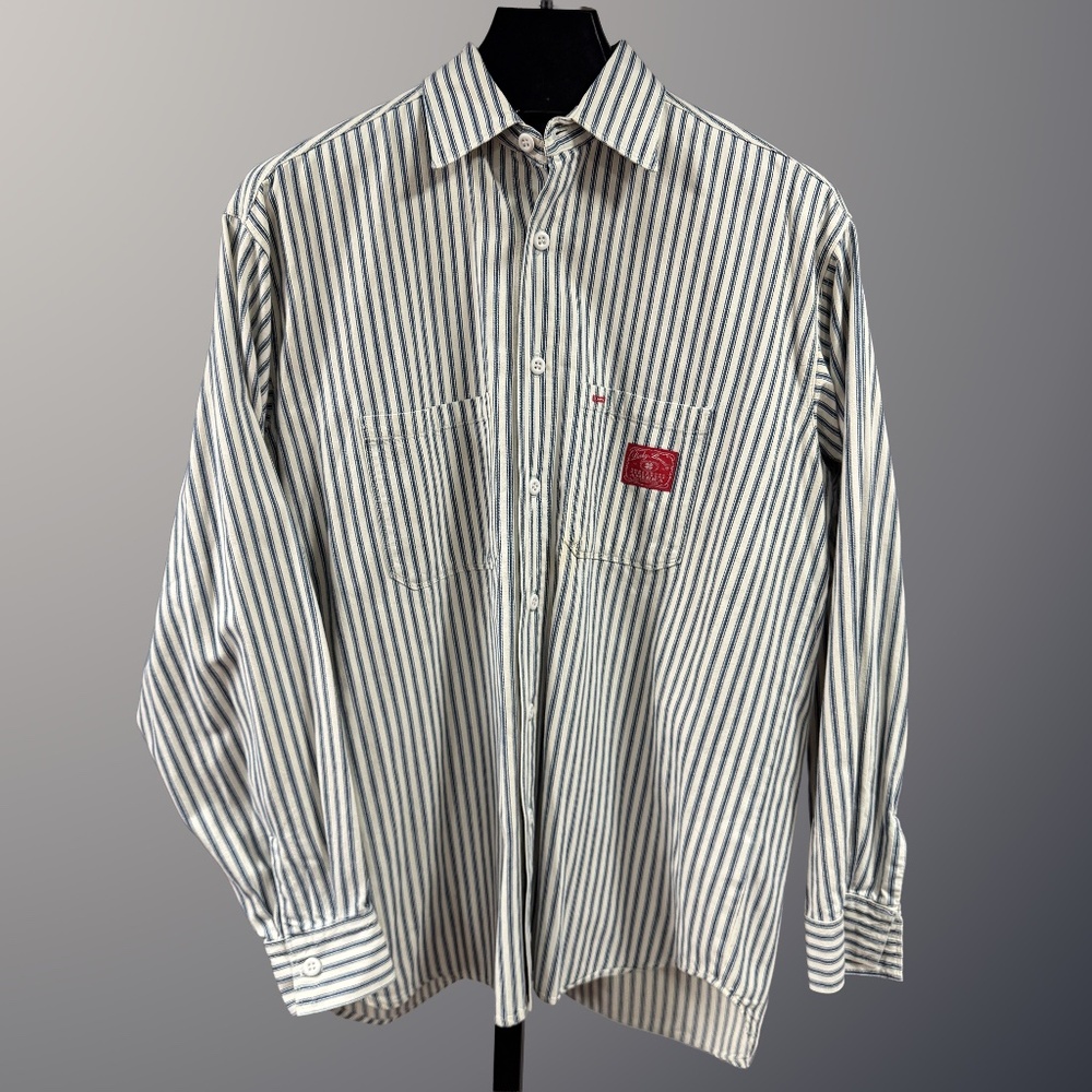 Men's Lucky Brand Dungarees by Gene Montesano Long Sleeve Button Down Shirt